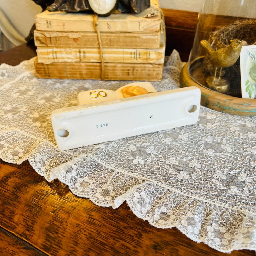 Vintage 50th anniversary decor candle holder - Picture 4 of 4